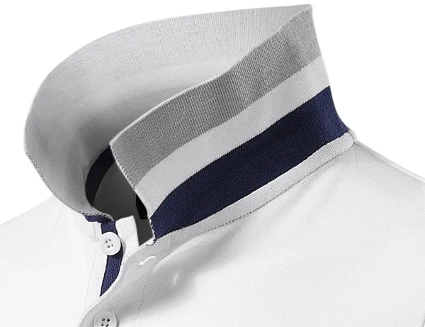 Herren Poloshirt mit Stehkragen - Kragen mit zwei Tragemöglichkeiten
