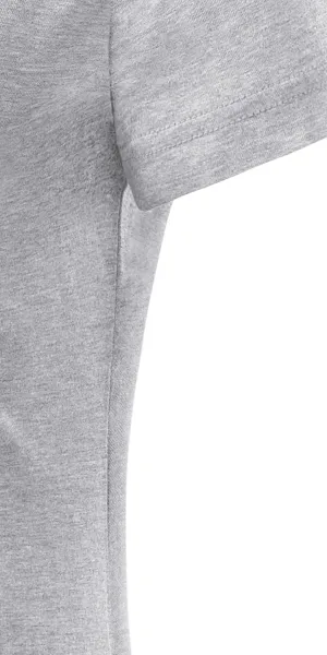Damen einfaches T-Shirt - Schnitt mit Seitennähten