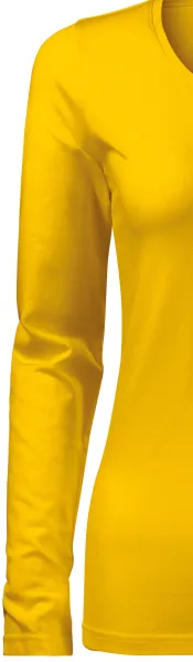 Eng anliegendes Damen-T-Shirt mit langen Ärmeln - Klassische lange Ärmel