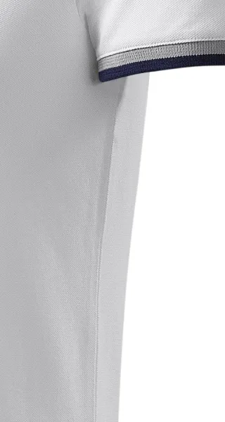 Herren Poloshirt mit Stehkragen - Mit Seitennähten geschnitten