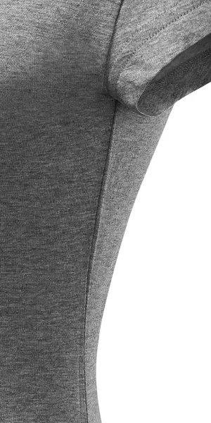Damen T-Shirt mit sehr kurzen Ärmeln - Schnitt mit Seitennähten