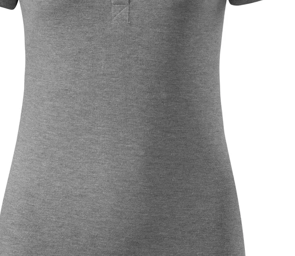 Damen einfaches Poloshirt - Sanft zulaufender Schnitt