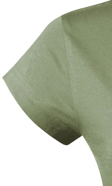 Slim Fit Damen T-Shirt mit rundem Halsausschnitt - Kurze Ärmel