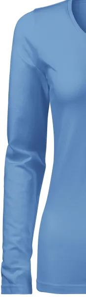 Eng anliegendes Damen-T-Shirt mit langen Ärmeln - Klassische lange Ärmel