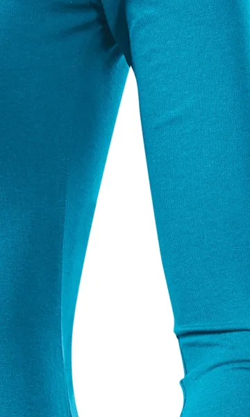 Damen T-Shirt mit langen Ärmeln - Schnitt mit Seitennähten