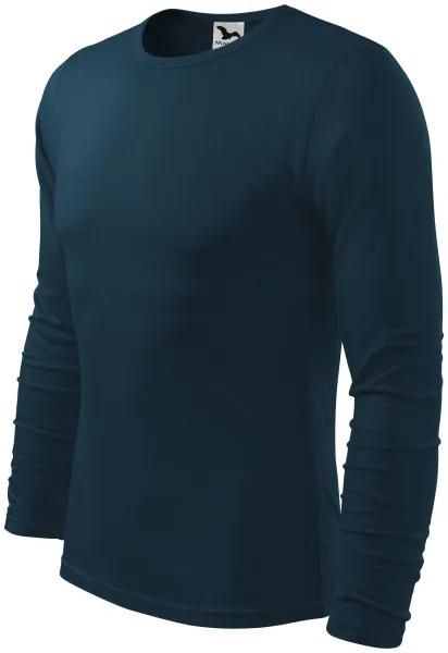 Langärmliges T-Shirt für Männer - Herren Baumwoll-T-Shirt für jeden Tag