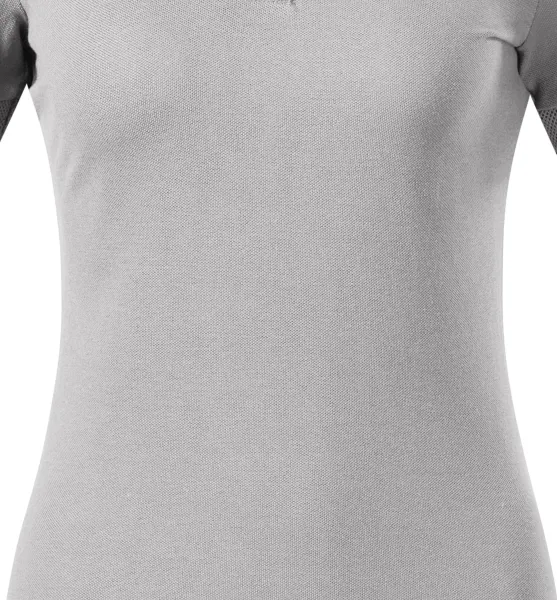 Damen-Poloshirt mit Bomberkragen - Sanft zulaufender Schnitt
