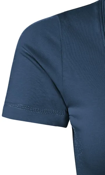 Damen T-Shirt mit Ziernähten - Kurze, taillierte Ärmel
