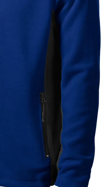 Fleece-Kontrastjacke für Herren - Dunkle Kontrastdetails