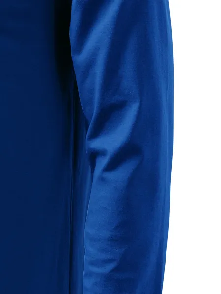 Herren Kontrast T-Shirt mit langen Ärmeln - Schnitt mit Seitennähten