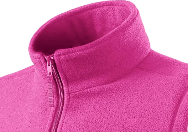 Klassische Fleeceweste - Hochgestellter Kragen zum Schutz vor Kälte im Nacken