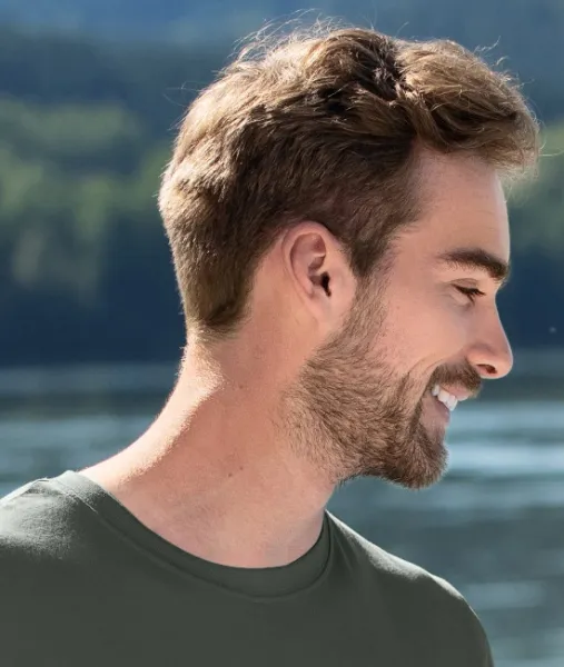 Modisches T-Shirt für Männer - Klassischer Rundhalsausschnitt