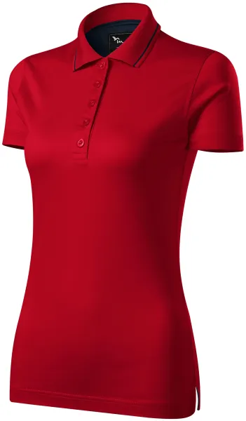 Damen elegantes mercerisiertes Poloshirt - Interessantes Damen-Poloshirt für jeden Tag