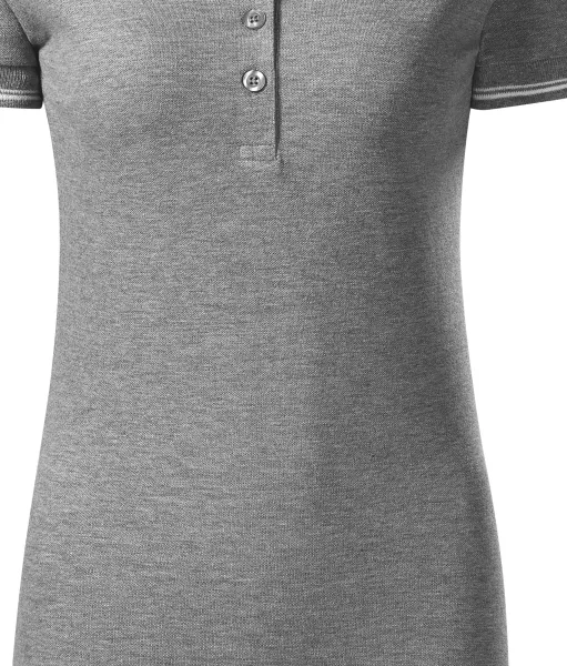 Damen Poloshirt mit kurzen Ärmeln - Konisch geschnittener, taillierter Schnitt
