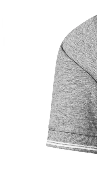 Kontrastiertes Poloshirt für Herren - Klassische kurze Ärmel