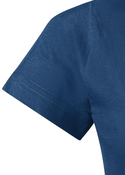 Damen einfaches T-Shirt - Klassische kurze Ärmel