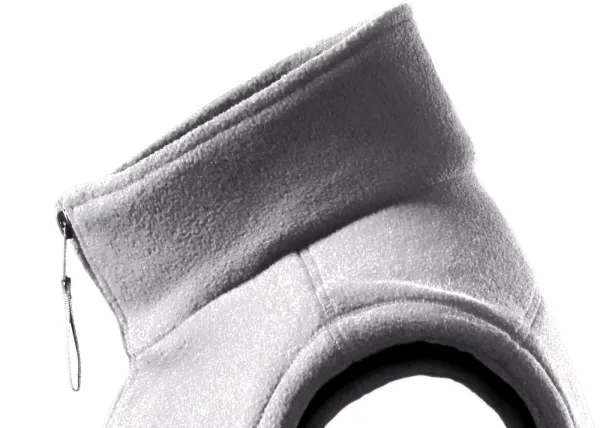 Klassische Fleeceweste - Hochgestellter Kragen zum Schutz vor Kälte im Nacken