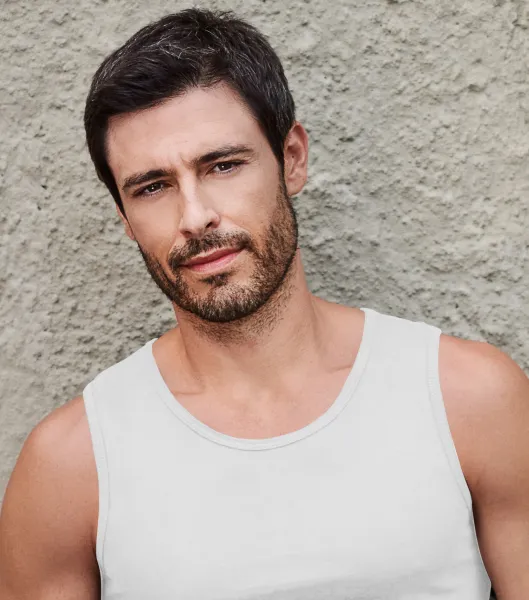 Tanktop für Herren - Klassischer Rundhalsausschnitt