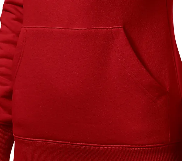 Damen Sweatshirt mit Kapuze ohne Reißverschluss - Beutel im Känguru-Stil