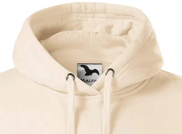 Herren Sweatshirt mit Kapuze ohne Reißverschluss - Kapuze mit Kordelzügen