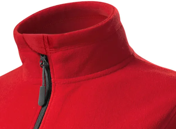 Damen Fleece-Kontrastjacke - Hochgestellter Kragen zum Schutz vor Kälte im Nacken