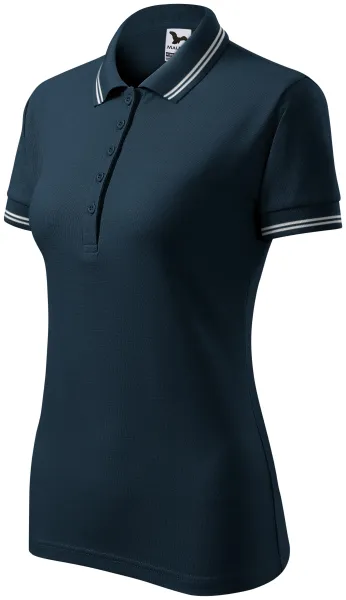 Kontrast-Poloshirt für Damen - Bequemes Damen-Poloshirt für jeden Tag