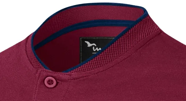 Herren-Poloshirt mit Bomberkragen - Bomberkragen