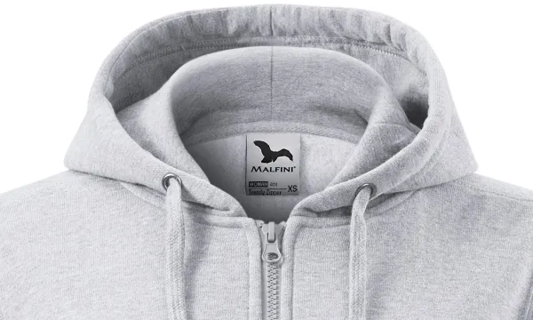 Damen Hoodie mit Kapuze - Kapuze mit Kordelzügen