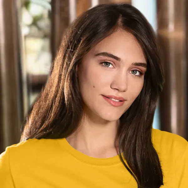 Damen klassisches T-Shirt - Klassischer Rundhalsausschnitt