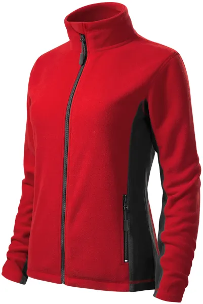 Damen Fleece-Kontrastjacke - Damen Fleecejacke mit Kontrastelementen
