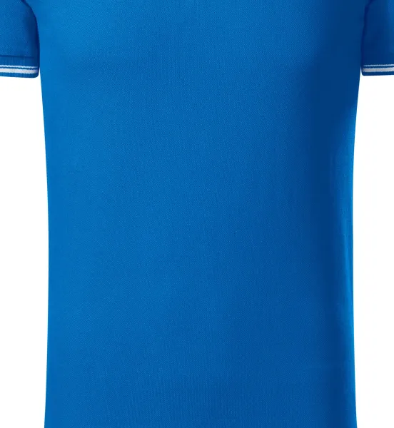 Kontrastiertes Poloshirt für Herren - Sanft taillierter Schnitt