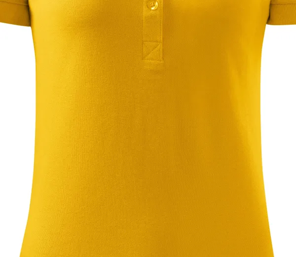 Damen einfaches Poloshirt - Sanft zulaufender Schnitt