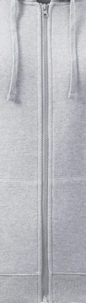 Damen Hoodie mit Kapuze - Reißverschluss in der Farbe des Sweatshirts