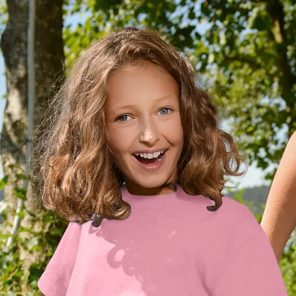 Das einfache T-Shirt der Kinder - Klassischer Rundhalsausschnitt