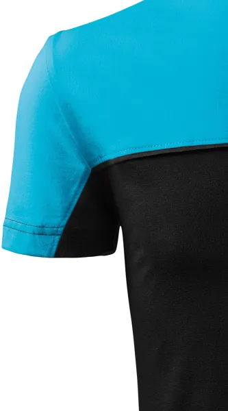 T-Shirt mit zwei Farben - Klassische kurze Ärmel