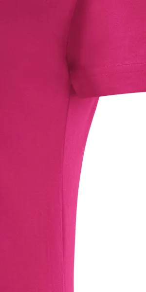 Damen klassisches T-Shirt - Schnitt mit Seitennähten