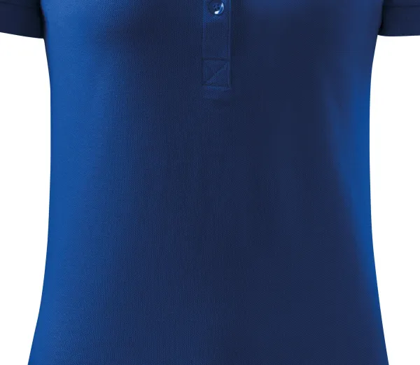 Damen einfaches Poloshirt - Sanft zulaufender Schnitt