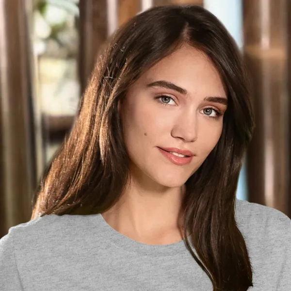 Damen klassisches T-Shirt - Klassischer Rundhalsausschnitt