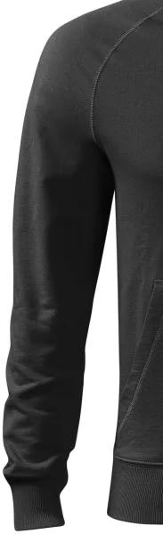 Kontrastiertes Herren-Sweatshirt mit Kapuze - Klassische lange Ärmel