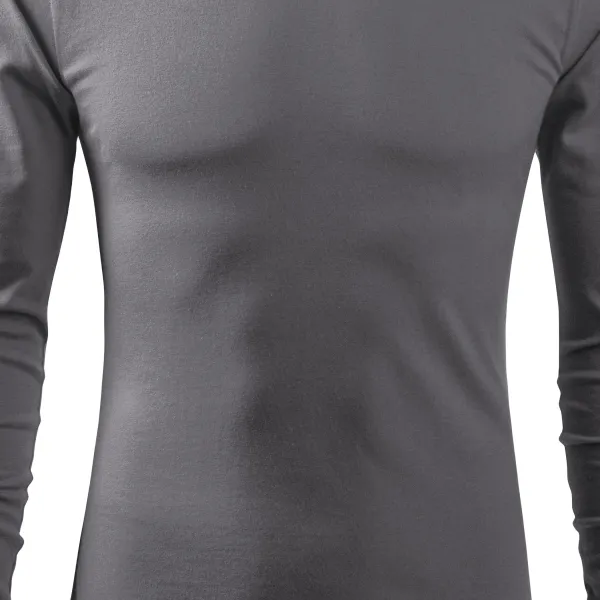Langärmliges T-Shirt für Männer - Leicht taillierter Schnitt
