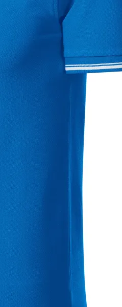 Kontrastiertes Poloshirt für Herren - Schnitt mit Seitennähten