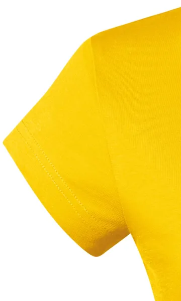 Slim Fit Damen T-Shirt mit V-Ausschnitt - Sehr kurze Ärmel