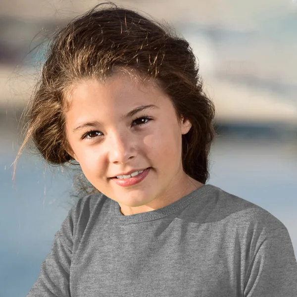 LangarmShirt für Kinder - Klassischer Rundhalsausschnitt