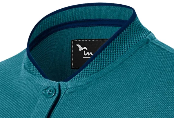 Damen-Poloshirt mit Bomberkragen - Bomberkragen
