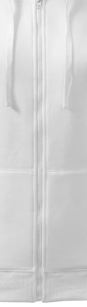 Damen Hoodie mit Kapuze - Reißverschluss in der Farbe des Sweatshirts