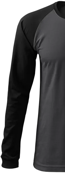 Herren Kontrast T-Shirt mit langen Ärmeln - Lange Raglan-Ärmel