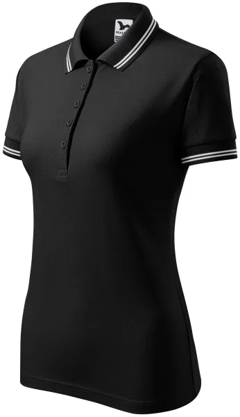 Kontrast-Poloshirt für Damen - Bequemes Damen-Poloshirt für jeden Tag