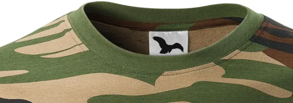 Tarnungs-T-Shirt - Klassischer Rundhalsausschnitt