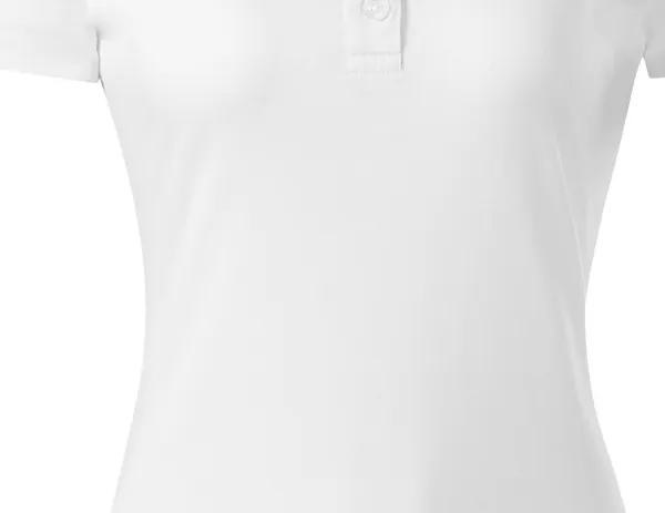 Damen elegantes mercerisiertes Poloshirt - Sanft zulaufender Schnitt