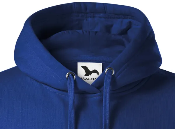 Herren Sweatshirt mit Kapuze ohne Reißverschluss - Kapuze mit Kordelzügen